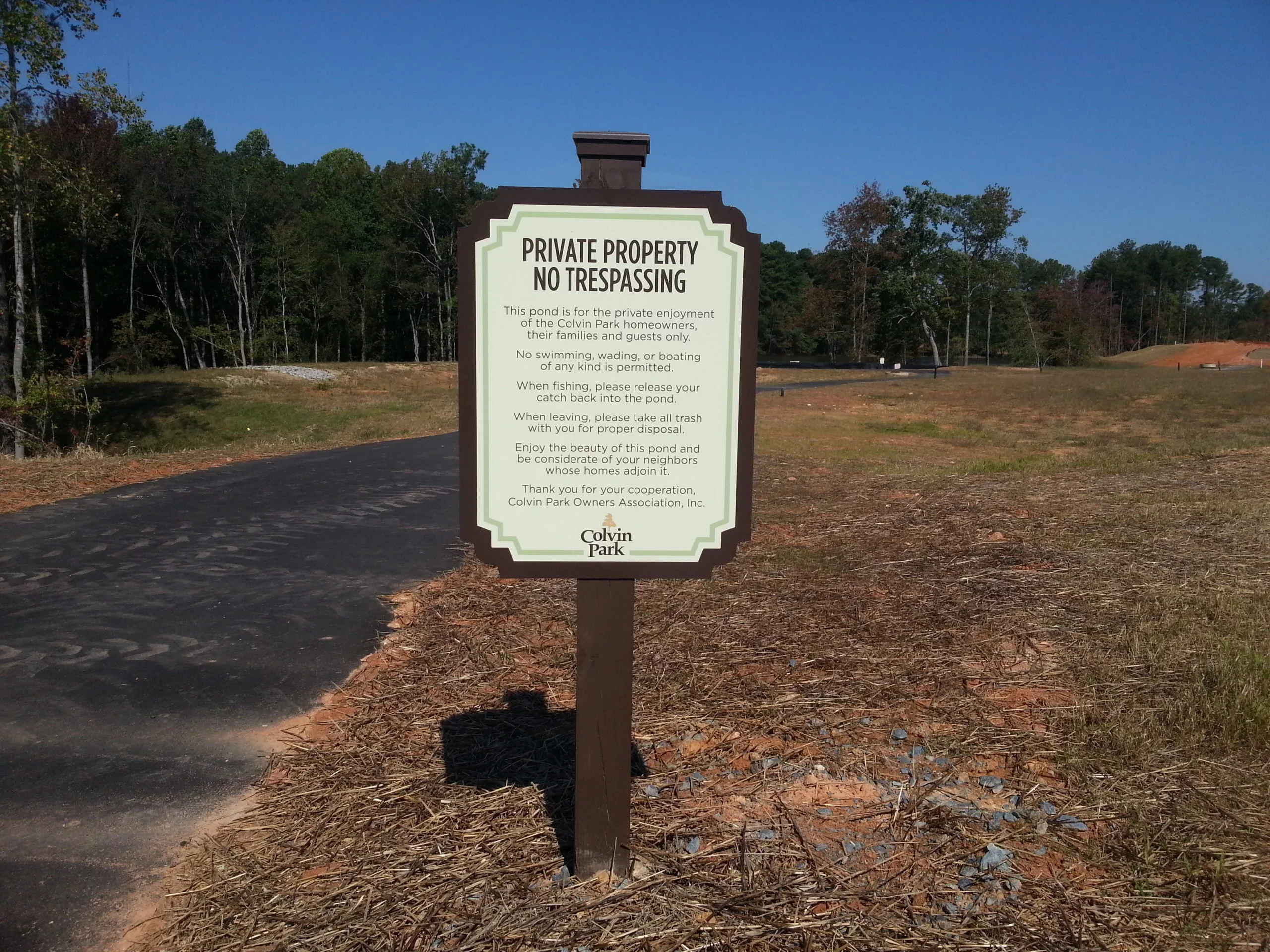 Professionally done the project by a sign company in Cary, NC