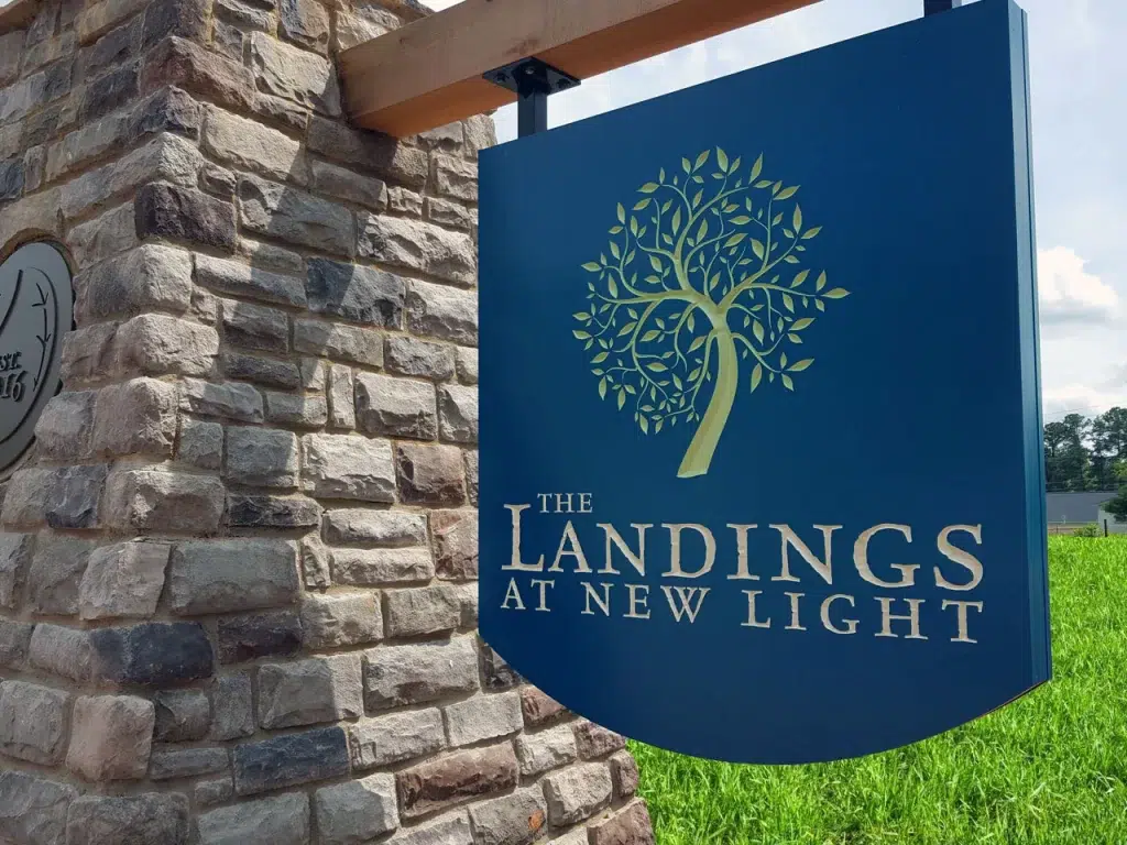 Trusted sign company in Bahama, NC​ by DesignElement Raleigh